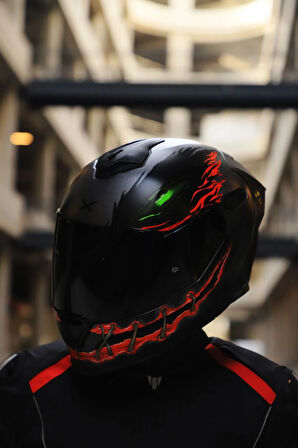 Y.100R NIGHT RIDER MAT SİYAH KASK