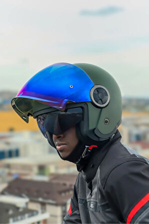 CLASSY MAT YEŞİL KASK