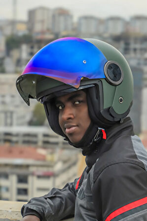 CLASSY MAT YEŞİL KASK