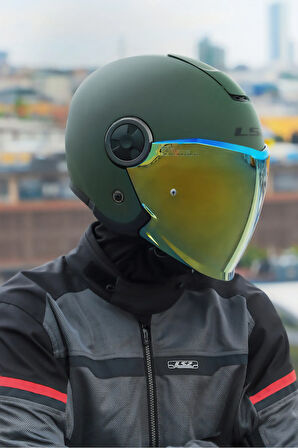 CLASSY MAT YEŞİL KASK