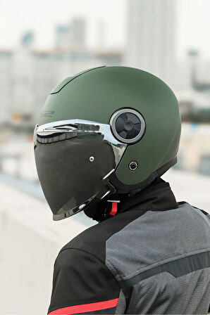 CLASSY MAT YEŞİL KASK