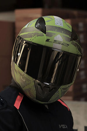 RAPID 2 THUNDER BIRDS MAT YEŞİL-SİYAH-GRİ KASK