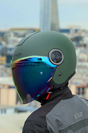 CLASSY MAT YEŞİL KASK