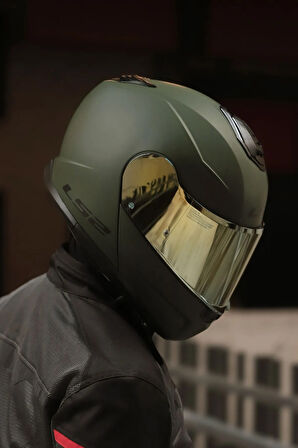 STROBE 2 MAT YEŞİL KASK