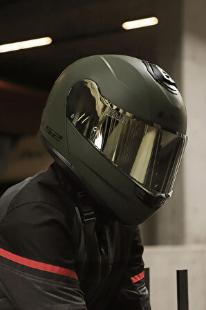 STROBE 2 MAT YEŞİL KASK