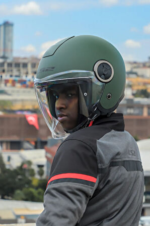 CLASSY MAT YEŞİL KASK