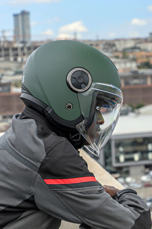 CLASSY MAT YEŞİL KASK