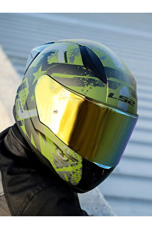 RAPID 2 RACE THUNDER BIRDS MAT YEŞİL-SİYAH-GRİ KASK