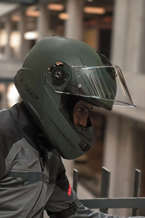 STROBE 2 MAT YEŞİL KASK