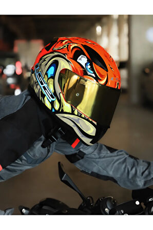 RAPID 2 SPOX KIRMIZI-GRİ KASK