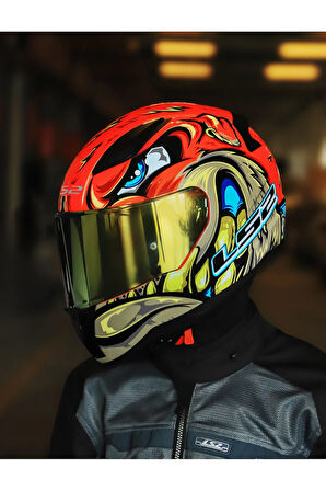 RAPID 2 SPOX KIRMIZI-GRİ KASK