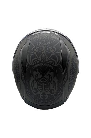 Rapıd Takaroa Mat Siyah Kask