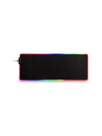 RGB Led Işıklı Oyuncu Mouse Pad 80x30 cm 4 mm XL Kaymaz Su Geçirmez Klavye Mouse Pedi
