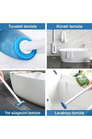Premium Deterjanlı Tek Kullanımlık Tuvalet Temizleme Süngeri