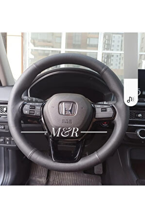 Honda Civic 2022 Kasa Orjinal Kaplama Deri Direksiyon Kılıfı