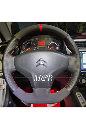 Citroen C Elysee Orijinal Kaplama Araca Özel Deri Direksiyon Kılıfı