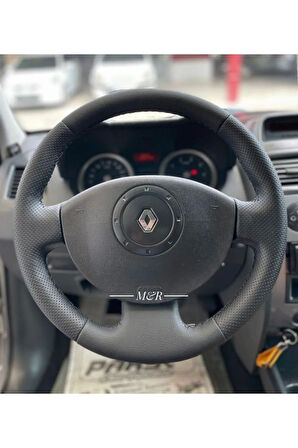 Renault Megane 2 Orjinal Kaplama Deri Direksiyon Kılıfı