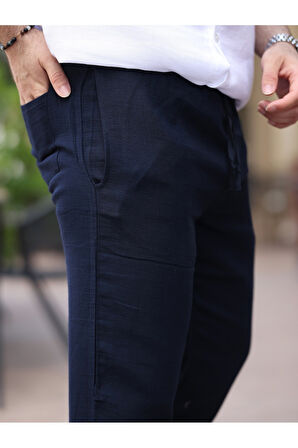 Müslin Kumaş Hafif Rahat Jogger