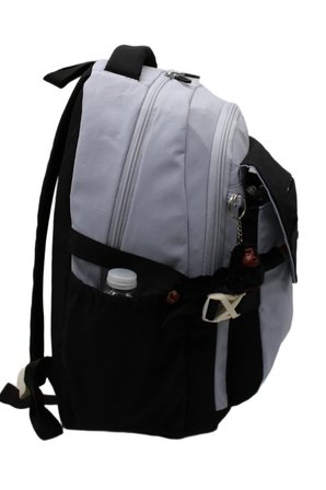 günlük sırt çantası unisex çok bölmeli okul çantası 2601 li̇la-siyah