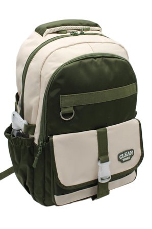 çok bölmeli okul çantası unisex okul sırt çantası 26012 mtc26012 bej-haki