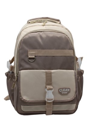 çok bölmeli okul çantası unisex okul sırt çantası 26012 mtc26012 bej-vizon