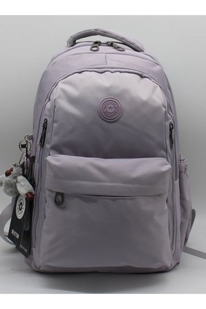 Okul Sırt Çantası Unisex Suya Dayanıklı Kumaş Okul Çantası Mtr2500 Açık Lavanta