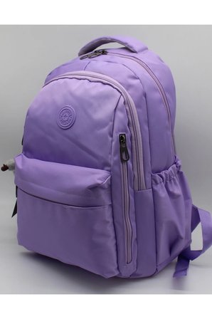 Okul Sırt Çantası Unisex Suya Dayanıklı Kumaş Okul Çantası Mtr2500 Lila