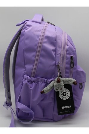 Okul Sırt Çantası Unisex Suya Dayanıklı Kumaş Okul Çantası Mtr2500 Lila