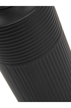 Lüks Porselen Siyah İskandinav Banyo Mutfak Sıvı Sabunluk Bulaşık Deterjanlık Gümüş Renk Kapak