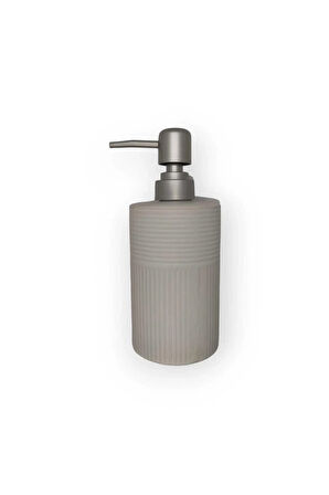 Lüks Porselen Beyaz İskandinav Banyo Mutfak Sıvı Sabunluk Bulaşık Deterjanlık Gümüş Renk Kapak