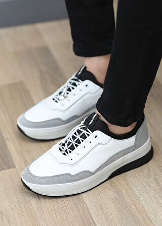 Hakiki Deri Streçli Bağcıksız Günlük Rahat Erkek Ayakkabı Avis6558