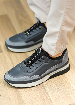 Hakiki Deri Streçli Bağcıksız Günlük Rahat Erkek Ayakkabı Avis6558