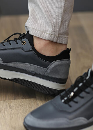 Hakiki Deri Streçli Bağcıksız Günlük Rahat Erkek Ayakkabı Avis6558