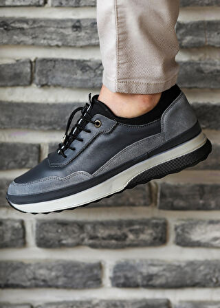 Hakiki Deri Streçli Bağcıksız Günlük Rahat Erkek Ayakkabı Avis6558