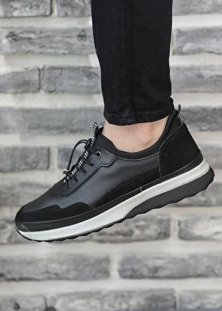 Hakiki Deri Streçli Bağcıksız Günlük Rahat Erkek Ayakkabı Avis6558