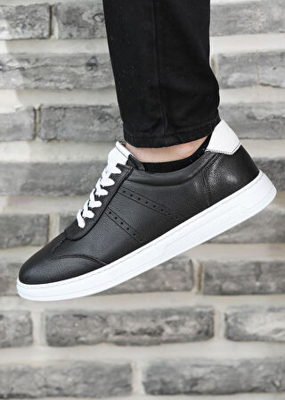 Hakiki Deri Günlük Sneaker Ortopedi Erkek Ayakkabı Rethel1425