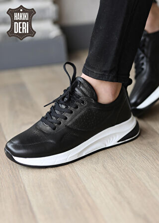 Hakiki Deri Sneaker Günlük Rahat Ortopedi Erkek Ayakkabı Olbia01