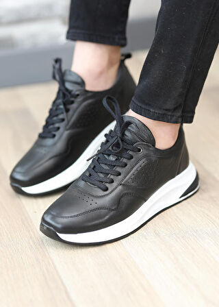 Hakiki Deri Sneaker Günlük Rahat Ortopedi Erkek Ayakkabı Olbia01