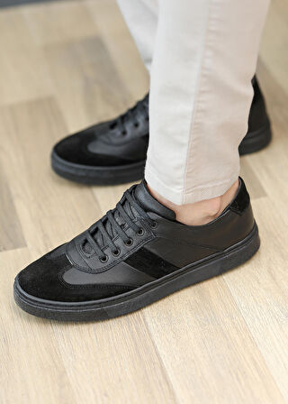 Hakiki Deri Rahat Günlük Sneaker Ayakkabı Pica8554