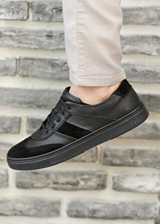 Hakiki Deri Rahat Günlük Sneaker Ayakkabı Pica8554