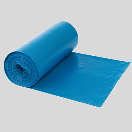 Mulpex Jumbo Boy Mavi Çöp Torbası 80x110 cm – 1 Rulo (1300 g ±%2) Dayanıklı ve Kalın, Ağır Hizmet Geri Dönüşüm