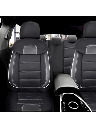 Ford Fiesta Araçlara Uyumlu Tam Takım Basic B Model Oto Koltuk Kılıfı Seti ABb153