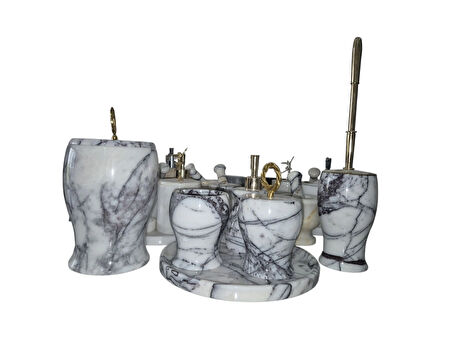 NEW YORK Mermer. BANYO SETİ