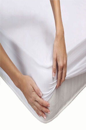 MyCey Fitted Alez 60x120+30 Cm Su Sıvı Geçirmez Pamuk Fitted Alez Yatak Koruyucu 