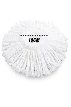 Myclean Mikrofiber Yuvarlak Mop Paspas Vileda Ucu 2 Adet