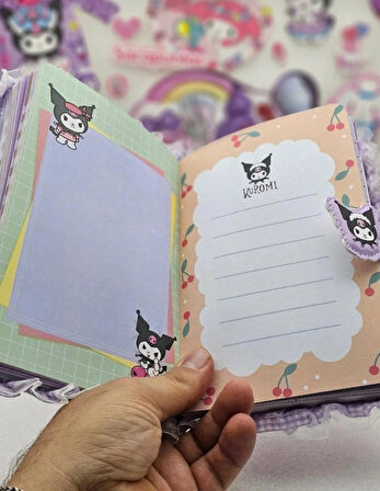 Sanrio Kawaii Kromi Lüx Yumuşak Kapaklı Defter Ajanda Günlük Notebook Hediyelik