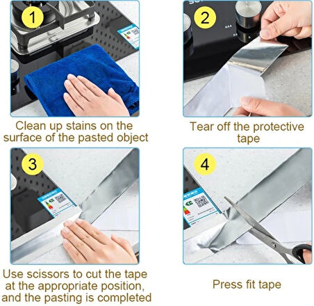 Alüminyum Su Sızdırmaz Yanmaz Bant