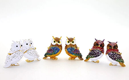 Swarovski 2'li Baykuş Model 1