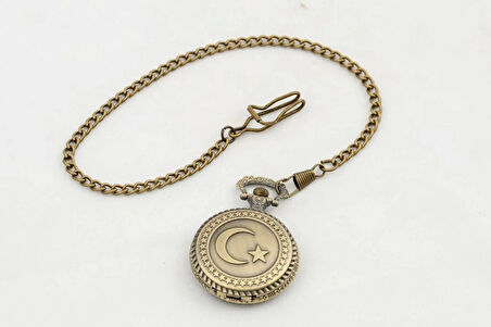 Türk Bayraklı Köstekli Saat