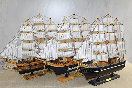 Ahşap Yelken Gemi Model 2